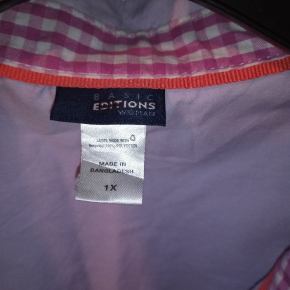 Basic additions, women's short sleeve button-down - Picture 3 of 3